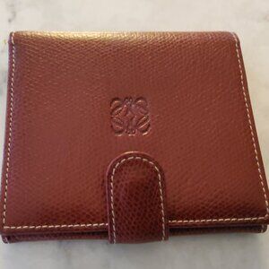 Authentic Loewe Wallet in Tan